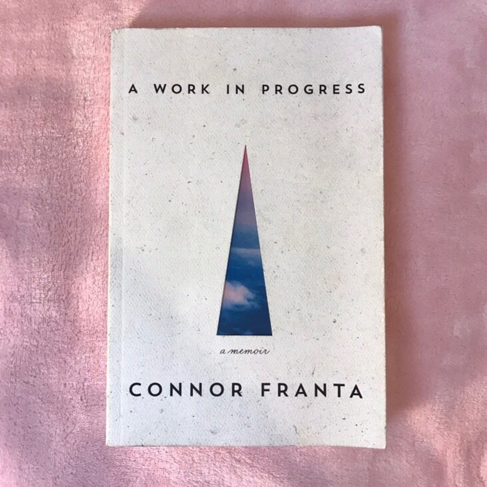 Connor Franta A Work in Progress SIGNED book